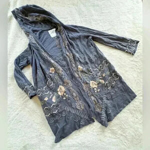 Karyn Seo Embroidered Hooded Sweater size S